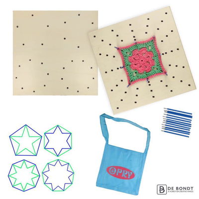 Grannyblokspanner 35 a 35 cm - opry op=op 