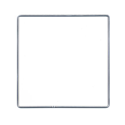 Vierkant metaal 25 cm 5 stuks 