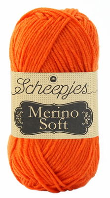 Scheepjes Merino soft 645 van Eyck - fel oranje
