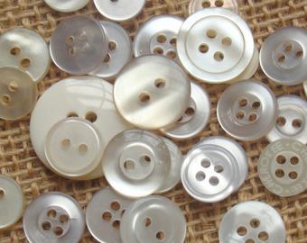 Knoop 11 mm off white