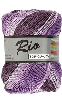 Lammy Yarns Rio Jaquard 906 paars op=op uit collectie 