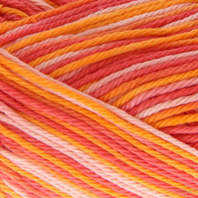 Lammy Yarns Rio multi 629 oranje