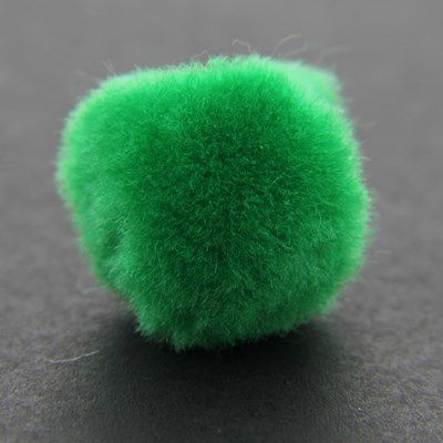 Pompon 50 mm groen 25 stuks 