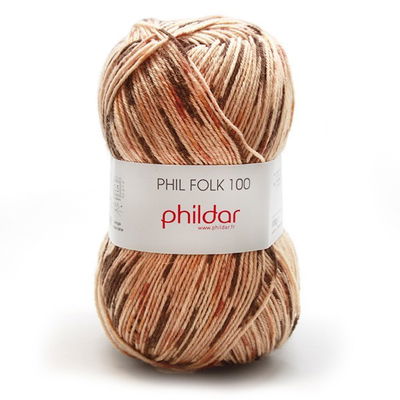 Phildar Phil folk 100 - 1106 Guepard op=op 