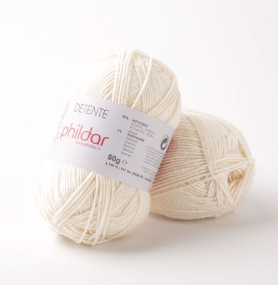 Phildar detente Ecru 0032 - 1359 op=op uit collectie 
