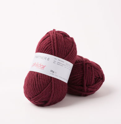 Phildar Phil Partner 6 Bordeaux op=op 