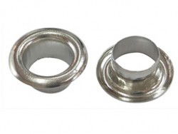 Nestelring 4 mm - nikkel 50 stuks 