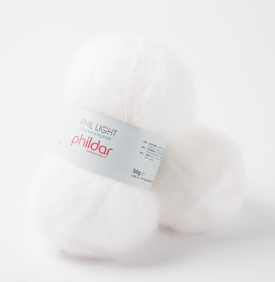 Phildar Phil light Blanc op=op uit collectie 