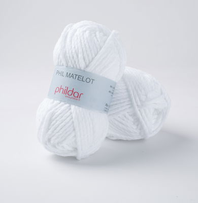 Phildar Phil matelot Blanc op=op uit collectie 