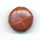 Knoop 24 mm nepleer camel