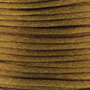 Satijnkoord 3 mm 006 goud bruin - Kumihimo (5 mtr)