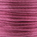 Satijnkoord 3 mm 004 framboos - Kumihimo (5 mtr) (op=op)