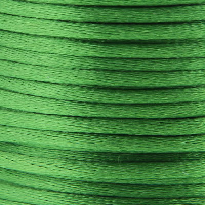 Satijnkoord 3 mm 008 zacht groen - Kumihimo 5 mtr 