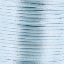 Satijnkoord 3 mm 007 licht blauw - Kumihimo 5 mtr 