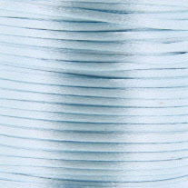 Satijnkoord 3 mm 007 licht grijs blauw - Kumihimo 5 mtr 