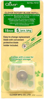 Clover 7513 Rotary cutter refill snijblad 18 mm 5 stuks 
