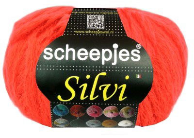 Scheepjes Silvi multi 0044 fel rood op=op 