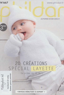 Phildar nr 667 20 babypatronen op=op 