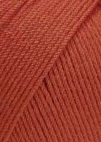 Lang Yarns Merino 130 compact 957.0061 zacht rood op=op uit collectie 