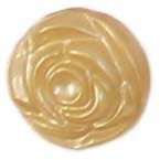 Knoop 12 mm roos 886 ecru