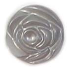 Knoop 15 mm roos 004 zilver