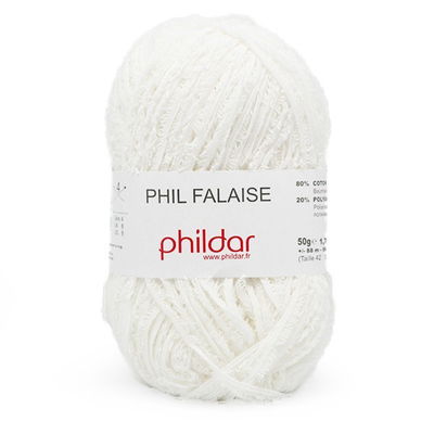 Phildar Phil Falaise Blanc 1225 op=op 