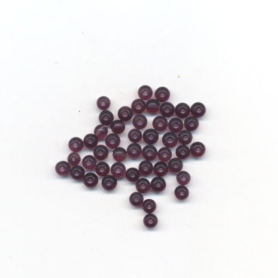 Kraal 4 mm 03 - doorzichtig paars 45425 op=op 