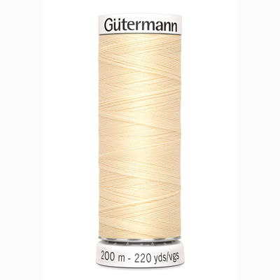Naaigaren 610 - gutermann licht ecru