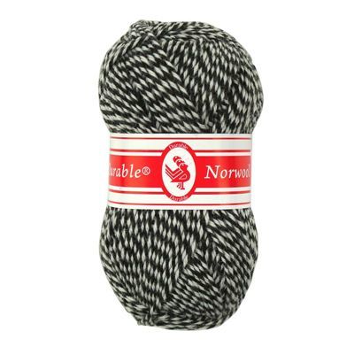 Durable Norwool M001 Zwart/ecru op=op 