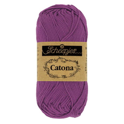 Scheepjes Catona 282 ultra violet 50 gram - fel paars