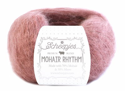 Scheepjes Mohair Rhythm 673 foxtrot - oud roze op=op 