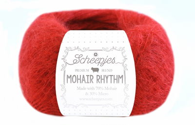 Scheepjes Mohair Rhythm 684 flamenco - donker oranje