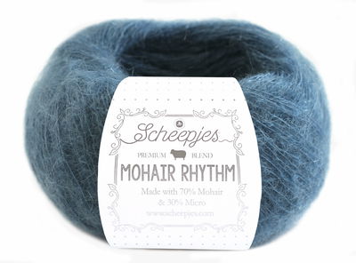 Scheepjes Mohair Rhythm 676 polka - blauw