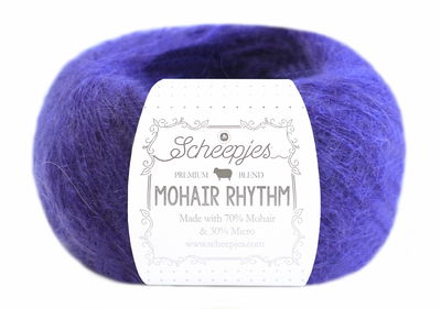 Scheepjes Mohair Rhythm 680 calypso - royal blauw