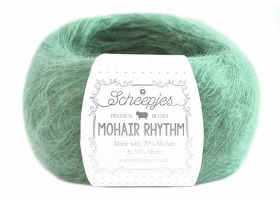 Scheepjes Mohair Rhythm 675 twist - donker mint groen