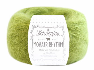 Scheepjes Mohair Rhythm 672 smooth - fel linde groen