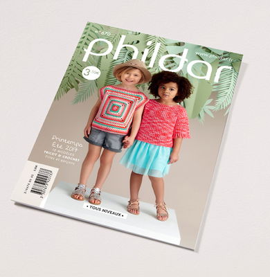 Phildar nr 670 12 modellen voor kinderen van 4 tot 10 jaar op=op uit collectie 