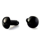 Ogen 21 mm zwart (1 paar)