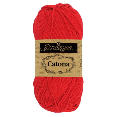 Scheepjes Catona 115 hot red 50 gram 