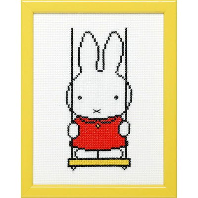 Borduurpakket Nijntje op schommel