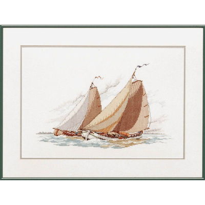 Borduurpakket boot - skutjes