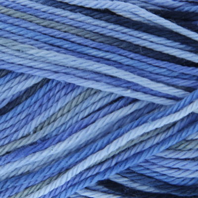 Lammy Yarns Rio multi 624 licht marine blauw gemeleerd