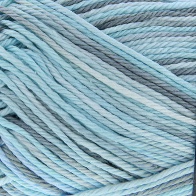 Lammy Yarns Rio multi 622 grijs mint gemeleerd