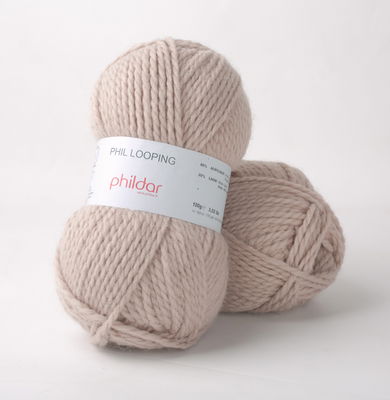 Phildar Phil looping Taupe 1170 - 0022 op=op uit collectie 