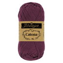 Scheepjes Catona 394 shadow purple (50 gram) - donker aubergine