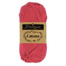 Scheepjes Catona 258 rosewood (50 gram) - oud rood