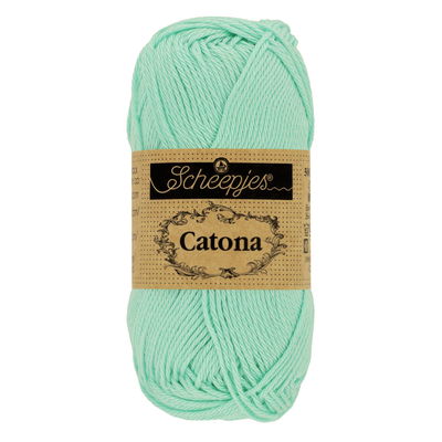 Scheepjes Catona 385 crystalline 50 gram - mint
