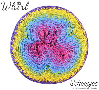 Scheepjes Whirl 765 lemon Cassis cream