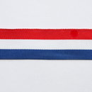Lint 100 mm streep rood wit blauw (per meter) (op=op)