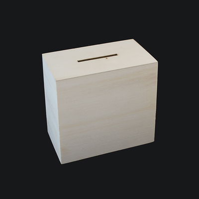 MDF spaarpot vierkant 100 a 100 a 60 mm